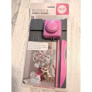 We R Memory Keepers Flower Punch Board • Paper Flower Maker Tool NEW